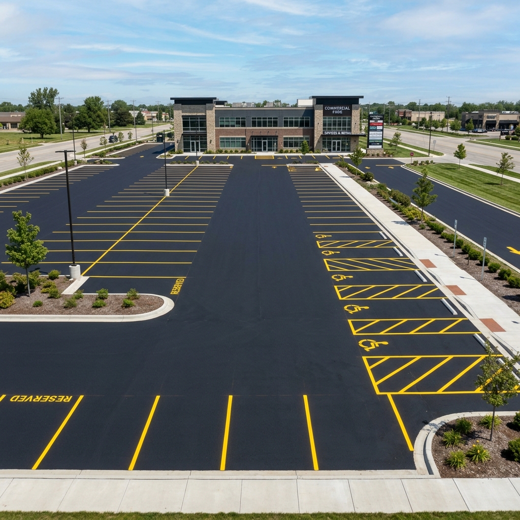 New asphalt installation in Coral Springs